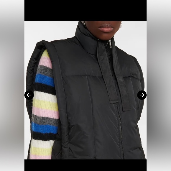 Ganni Tie Puffer Vest - Picture 14 of 16